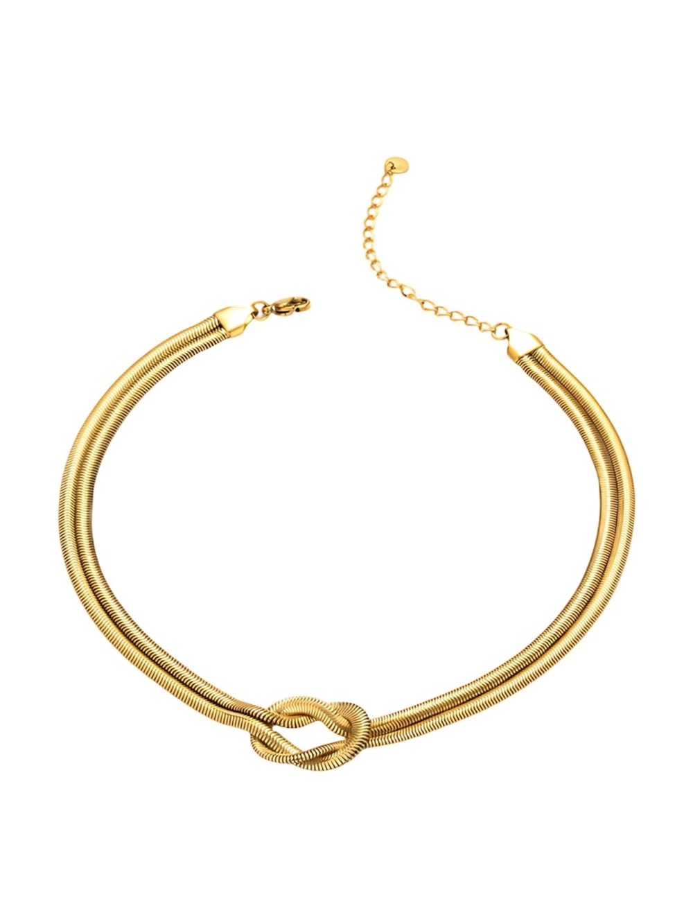 Gold Knot Choker Necklace - Women Jewelry